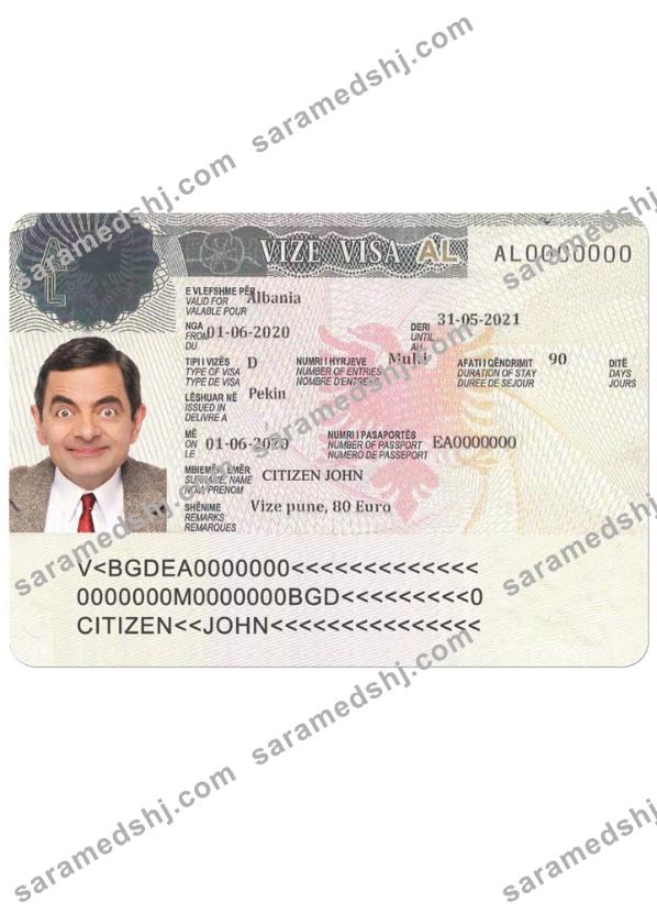 ALBANIA work visa